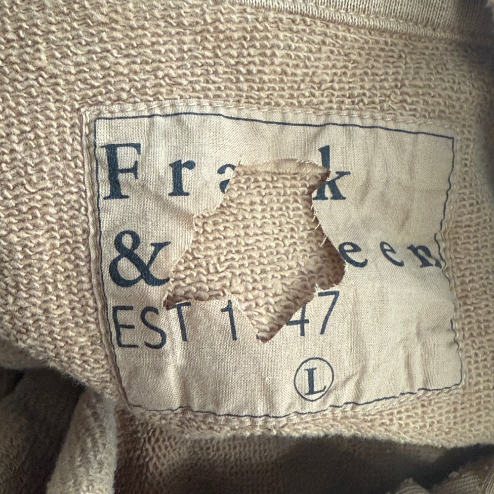NWOT Frank & Eileen Belfast  Trench Coat Triple Fleece Camel L - Picture 3 of 3